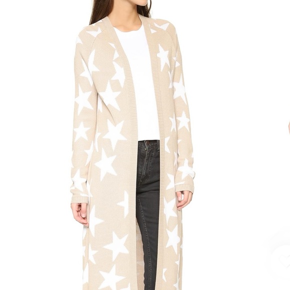 Mara Hoffman Star Long Cardigan San Color in Small - Picture 2 of 7